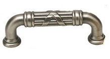 Emtek 10 Inch Ribbon & Reed Fixed Drawer Pull