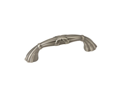 Emtek 10 Inch Ribbon And Reed Cabinet Pull Pewter