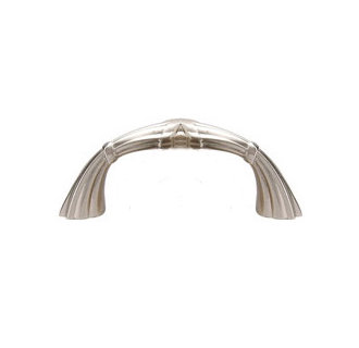 Emtek 10 Inch Ribbon And Reed Cabinet Pull Satin Nickel