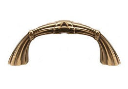 Emtek 10 Inch Ribbon And Reed Cabinet Pull French Antique