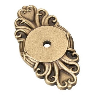 Emtek Ribbon & Reed Backplate for Cabinet Knobs