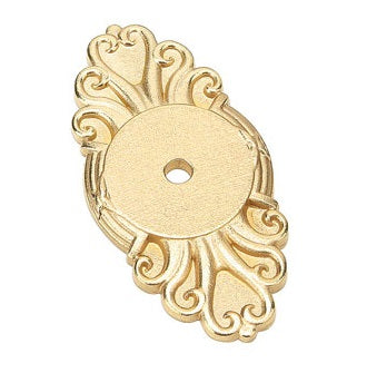 Emtek Ribbon & Reed Backplate for Cabinet Knobs