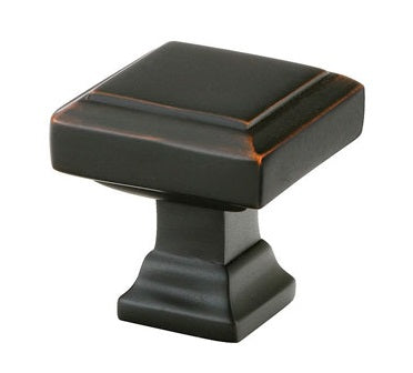Emtek Geometric Square 1 1/4 Inch Cabinet Knob
