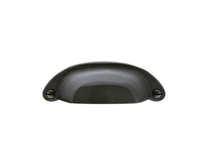Emtek Ranch 4 inch Bin Pull Flat Black
