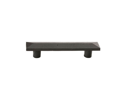 Emtek 4 Inch Bronze Pyramid Cabinet Pull Flat Black