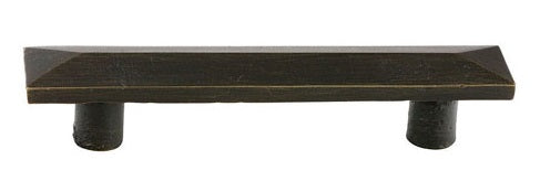 Emtek 3 1/2 Inch Bronze Pyramid Cabinet PullMedium Bronze