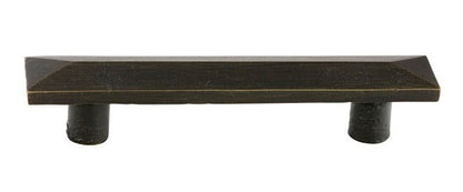 Emtek 4 Inch Bronze Pyramid Cabinet Pull Medium Bronze
