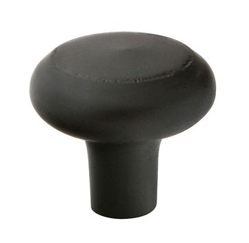 Emtek Sandcast Bronze Barn Knob - Flat Black