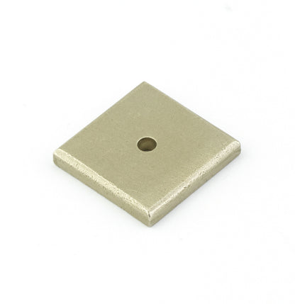 Emtek Square Backplate For Cabinet Knobs Tumbled White Bronze