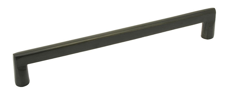 Emtek 12 Inch Bronze Rail Appliance Pull Flat Black