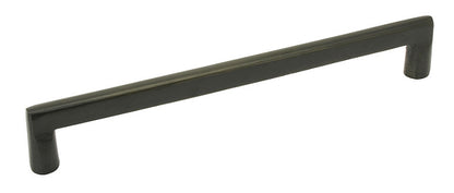 Emtek 12 Inch Bronze Rail Appliance Pull Flat Black