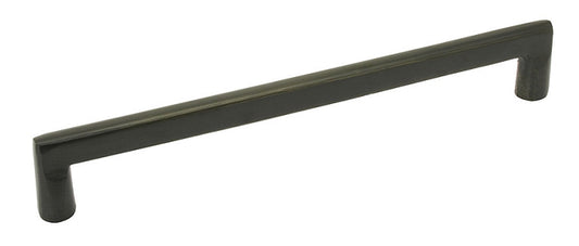 Emtek 12 Inch Bronze Rail Appliance Pull Flat Black