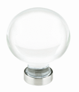 Emtek Bristol 1 Inch Cabinet Knob Polished Chrome