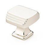 Emtek Art Deco 1-1/4 Inch Cabinet Knob Polished Nickel