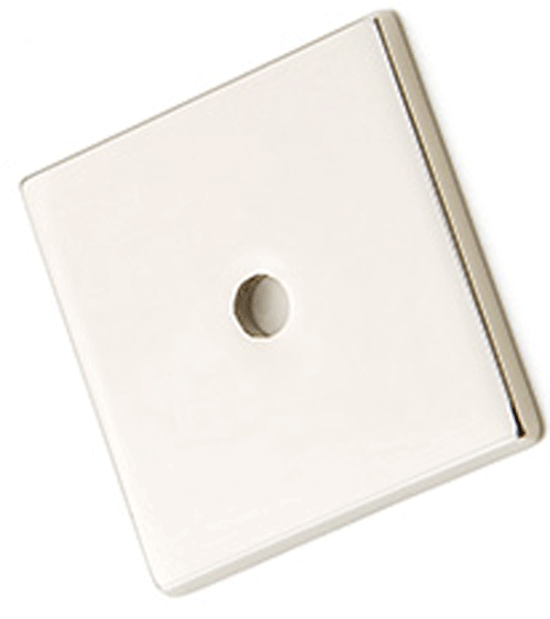 Emtek Art Deco Square Backplate for Cabinet Knobs