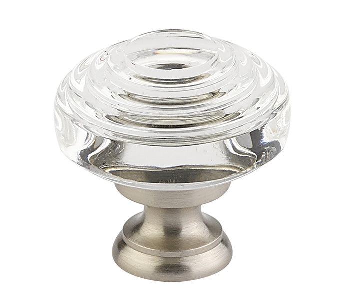 Emtek Deco 1 1/4 Inch Crystal Knob