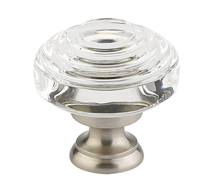 Emtek Deco 1 1/4 Inch Crystal Knob