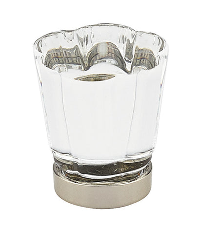 Forza Crystal Cabinet Knob - Satin Nickel
