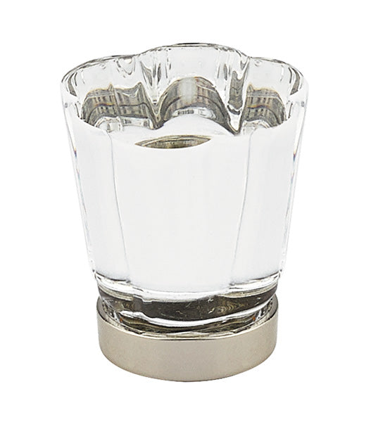 Forza Crystal Cabinet Knob - Satin Nickel