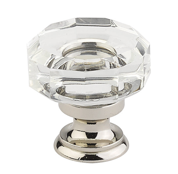 Emtek Lowell 1 3/8 Inch Crystal Knob