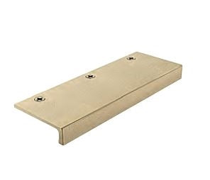 Emtek  Sandcast Bronze Rustic Modern Edge Pull in White Bronze