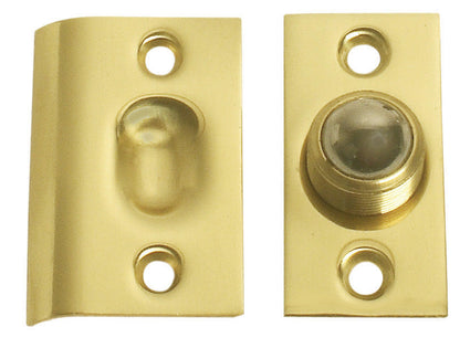 Emtek 8802 Ball Catch - Shown in Polished Brass