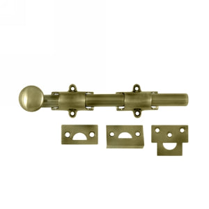 Deltana 8 Inch Heavy Duty Surface Bolt - Antique Brass