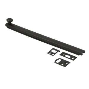 Deltana 8 Inch Concealed Screw Bolt - Oil Rubbed Bronze