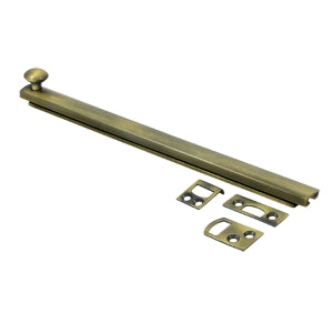 Deltana 8 Inch Concealed Screw Bolt - Antique Nickel