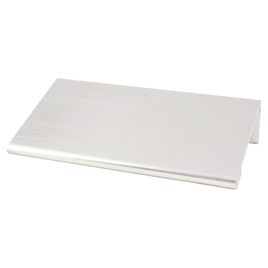 Contemporary Advantage Two 56mm CC Brushed Nickel Look Edge Pull - Part measures 1/16in. thickness.