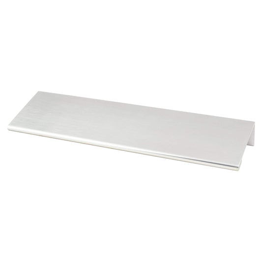 Berenson Contemporary Advantage Two 112mm CC Brushed Nickel Look Edge Pull - Part measures 1/16in. thickness.