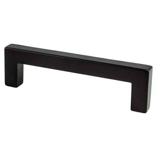 Berenson Contemporary Advantage One 96mm CC Matte Black Square Pull