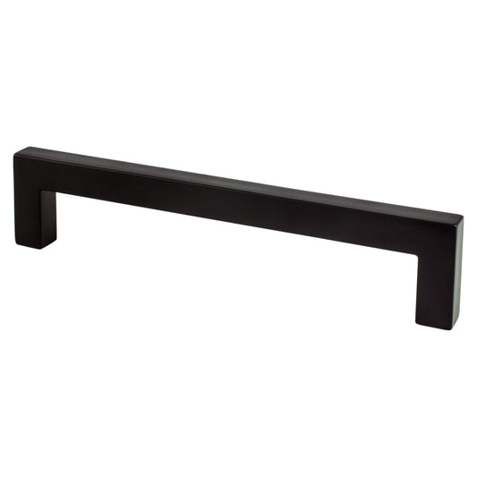 Berenson Contemporary Advantage One 128mm CC Matte Black Square Pull