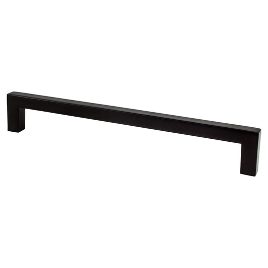 Berenson Contemporary Advantage One 192mm CC Matte Black Square Pull