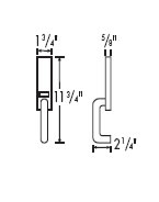 Falcon 930NL Trim For 19-Series Grade 1 Commercial Exit Device