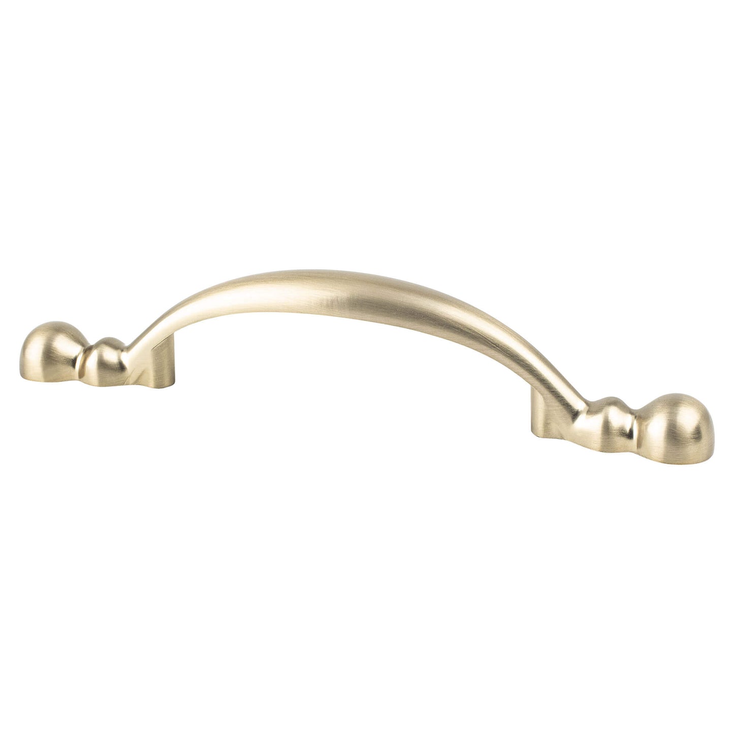 Berenson Traditional Advantage Four 3 inch CC Champagne Rounded End Pull