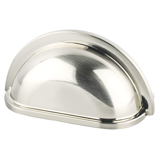 Berenson Advantage Plus 5 Cup Pull 3 Inch C/C Brushed Nickel