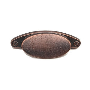 Rusticware 3 Inch CC Cup Pull - Distressed Copper