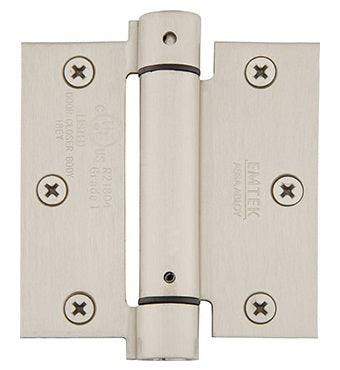 Emtek 3 1/2 Inch Spring Door Hinges With Square Corners