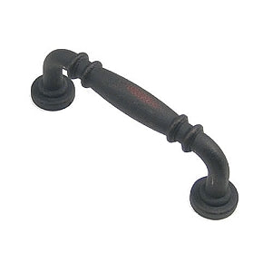 Rusticware 3" CC Double Knuckle Cabinet Pull - Distressed Bronze
