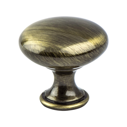 Berenson Euro Moderno 1-1/8 Inch Knob In Antique Brass