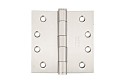 Emtek 4.5 Inch Stainless Steel Heavy Duty Door Hinges with Round Corners (pair) - 6 Screws
