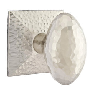 Emtek Hammered Egg Door Knob with Hammered Rosette