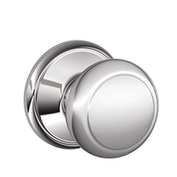 Schlage Andover Doorknob in Bright Chrome
