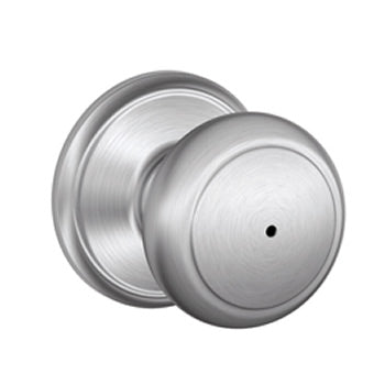 Schlage Andover Doorknob in Satin Chrome
