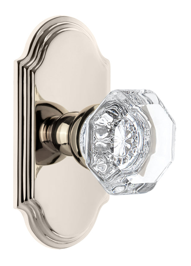 Grandeur Arc Plate with Chambord Crystal Knob