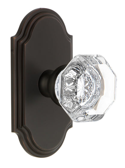 Grandeur Arc Plate with Chambord Crystal Knob