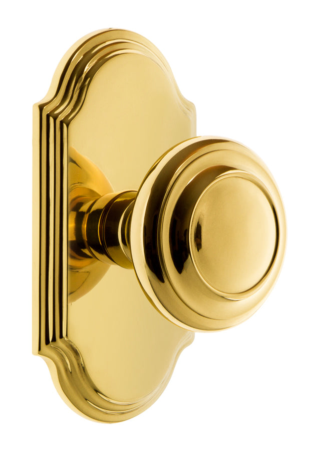 Grandeur Arc Short Plate with Circulaire Knob