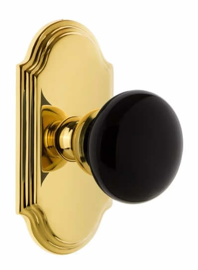 Grandeur Arc Short Plate with Coventry Knob