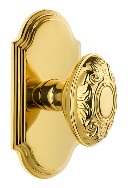 Grandeur Arc Plate with Grande Victorian Knob